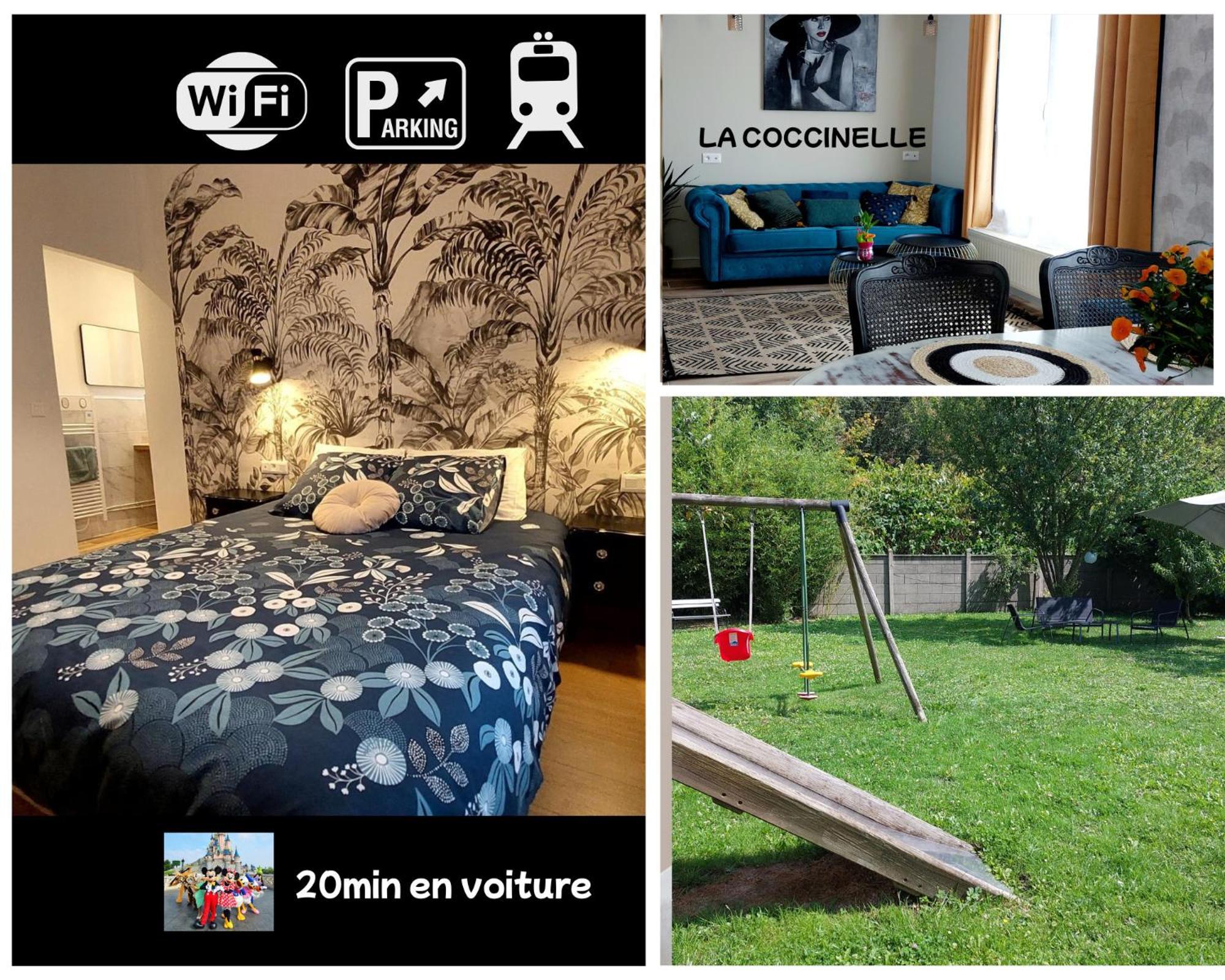 La Coccinelle, Votre Oasis Entre Paris-Disney Ozoir-la-Ferrière エクステリア 写真